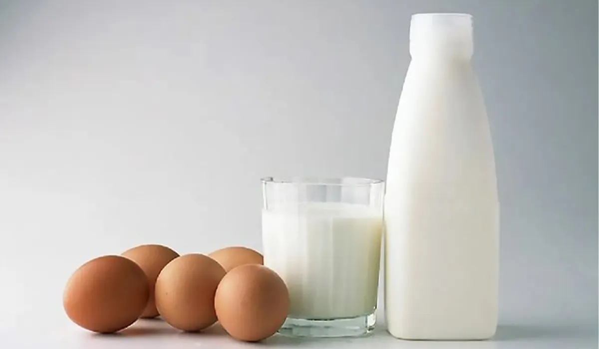 milk and egg